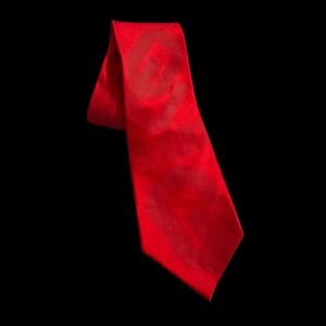 University of Oklahoma Men's Red Necktie Boomer Sooner OU 100% Silk